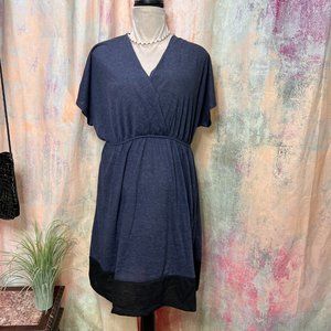 📌Delirious Knitted V-Neckline Dress with Extended Shoulder Sleeves